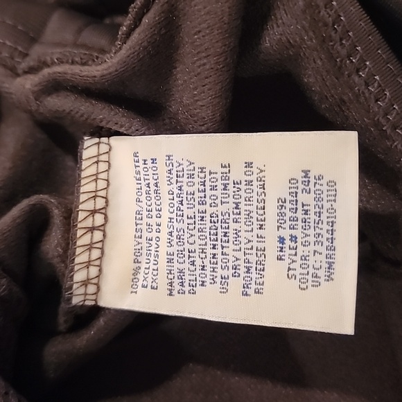 STARTER Kids Hoodie in Gray and Orange. Size Medium 8 - Picture 4 of 5